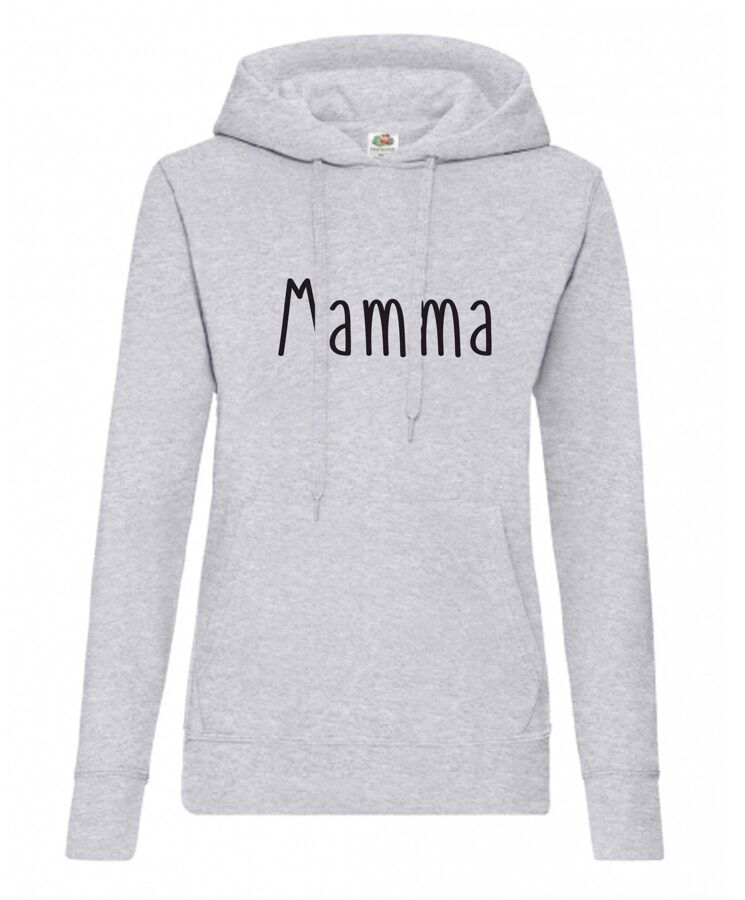 Sieviešu džemperis ar kapuci "Mamma"