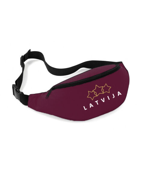 Jostas soma ar uzrakstu "Latvija 3 zvaigznes"