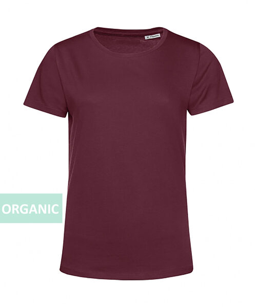 Sieviešu organiskās kokvilnas t-krekls bez apdrukas