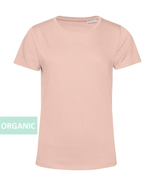 Sieviešu organiskās kokvilnas t-krekls bez apdrukas