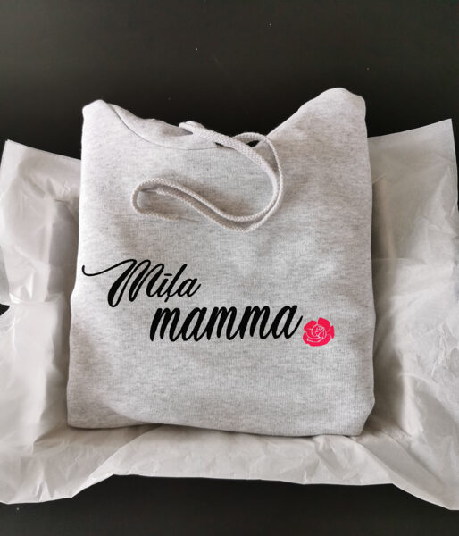 Sieviešu džemperis ar kapuci "Mīļa Mamma"