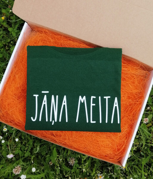 Līgo un Jāņu dienas t-krekls ar apdruku "Jāņa meita"