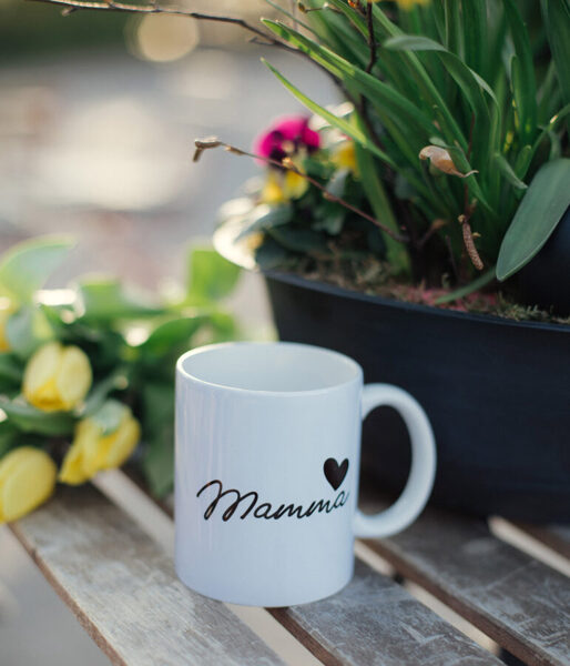 Krūze ar uzrakstu "Mamma"