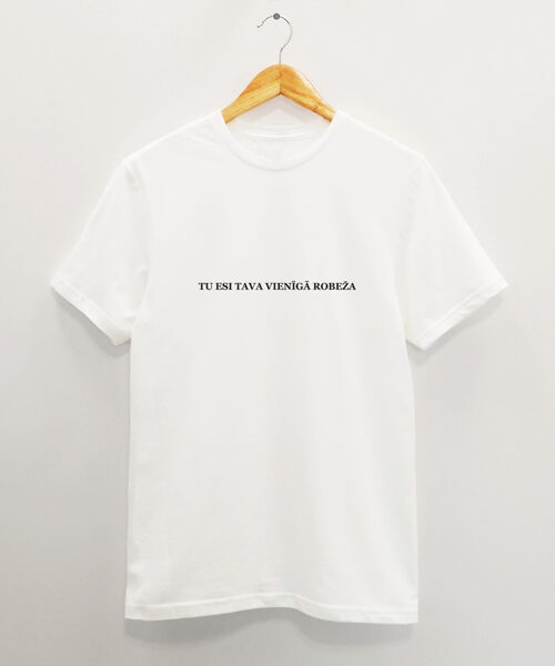 Unisex t-krekls ar apdruku "Tu esi tava vienīgā robeža"