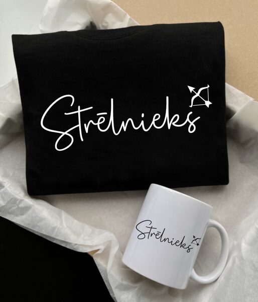 Dāvanu koplekts "Strēlnieks" (t-krekls+krūze)