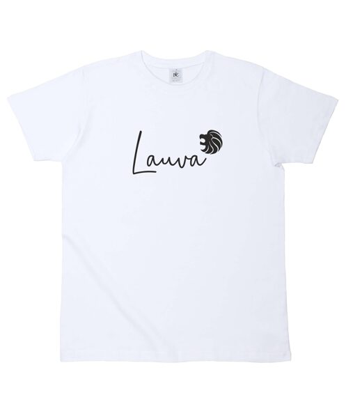 Vīriešu t-krekls ar horoskopa apdruku "Lauva"