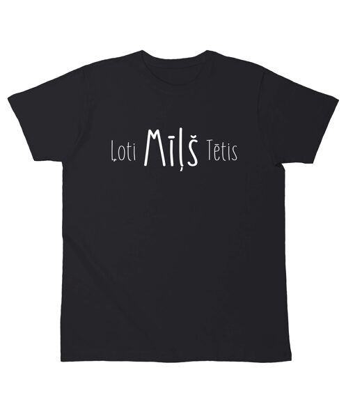 T-krekls ar uzrakstu "Ļoti mīļš tētis"