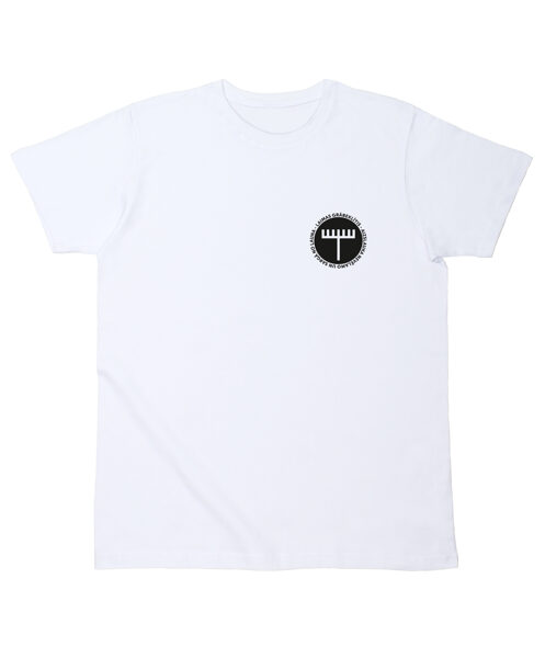 Vīriešu t-krekls ar Latvju rakstu "Laimas grābeklītis" apdruku
