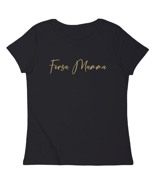 Sieviešu t-krekls ar uzrakstu  "Forša mamma"