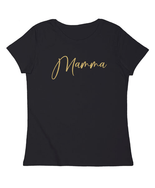 Sieviešu t-krekls ar uzrakstu  "Mamma"