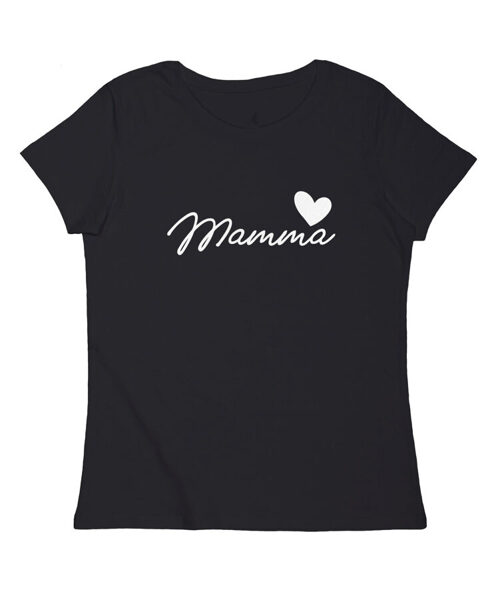 Sieviešu t-krekls ar uzrakstu "Mamma"