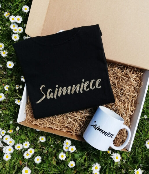 Līgo un Jāņu dienas dāvanu komplekts "Saimniece" (T-krekls + krūze )