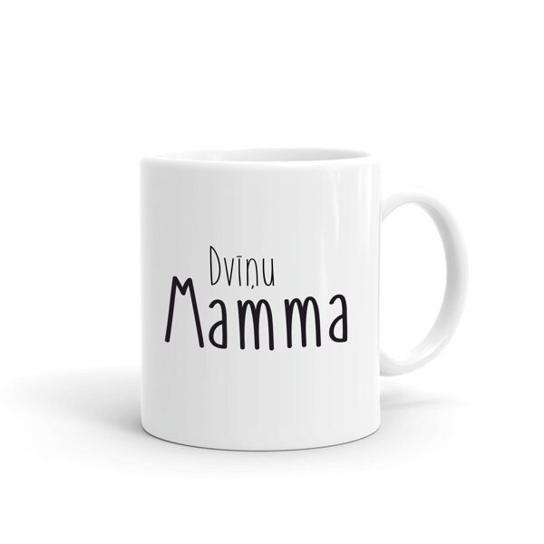 Krūze ar uzrakstu "Dvīņu Mamma"