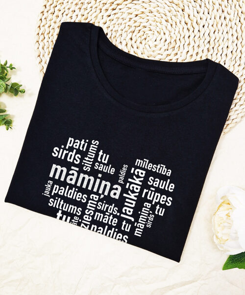 Sieviešu t-krekls "Māmiņa sirds"